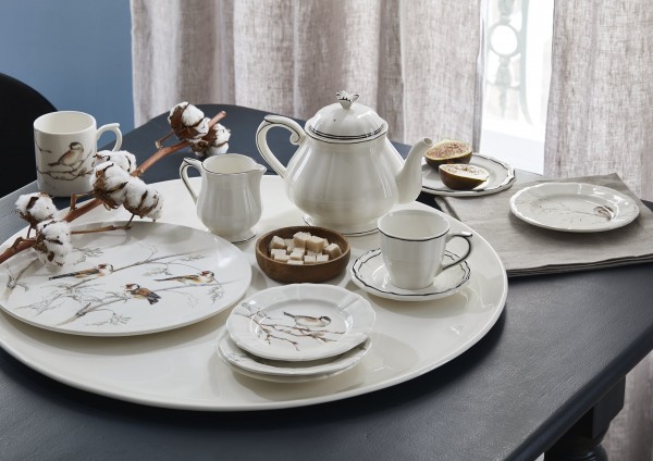 GIEN, LES OISEAUX DE LA FORET, Torten / Kuchenplatte