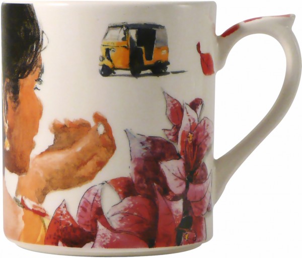 GIEN ROUTE DES INDES, HENKELBECHER - SET