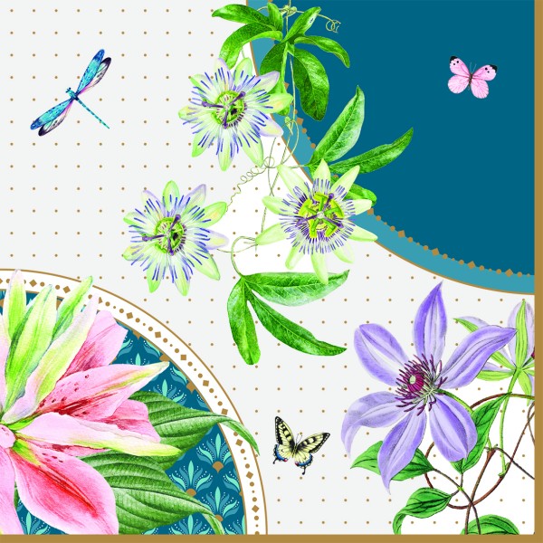 Easy Lilfe, VOYAGE TROPICAL, Servietten - Set