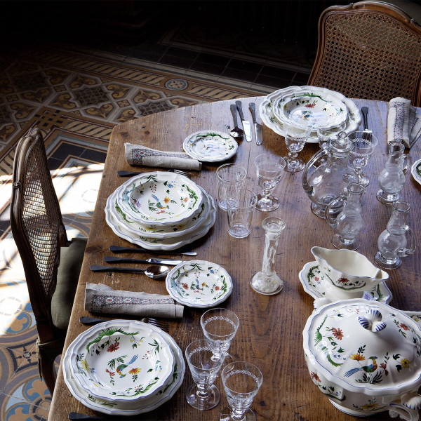 GIEN OISEAUX DE PARADIS, BROT / COCKTAILTELLER - SET