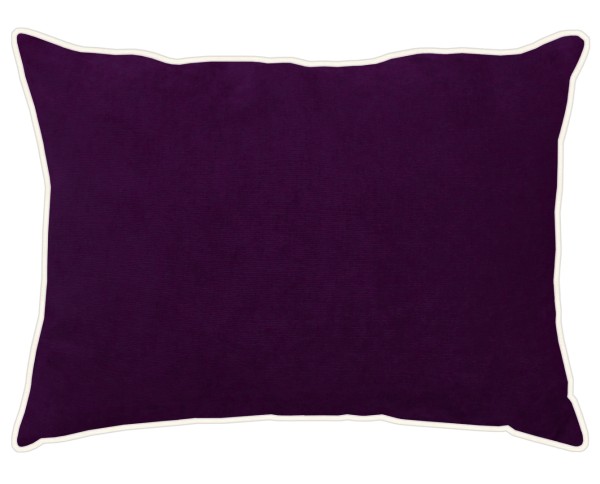 APELT, TAHITI, Samtkissen, lila, gefüllt