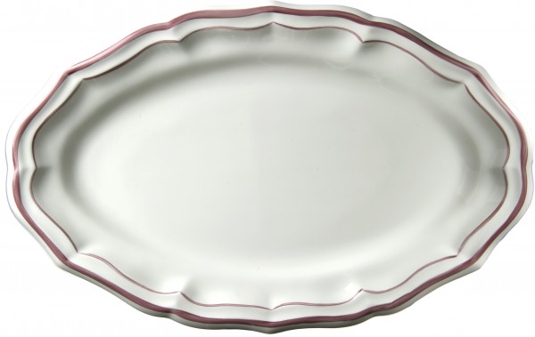 GIEN FILET PIVOINE, PLATTE, groß & oval