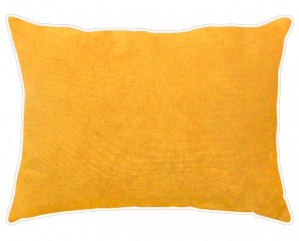 APELT, TAHITI, Samtkissen, gelb, gefüllt