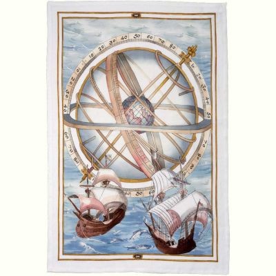 TESSITURA TOSCANA, BOUNTY, Geschirrtuch - Set, Globus