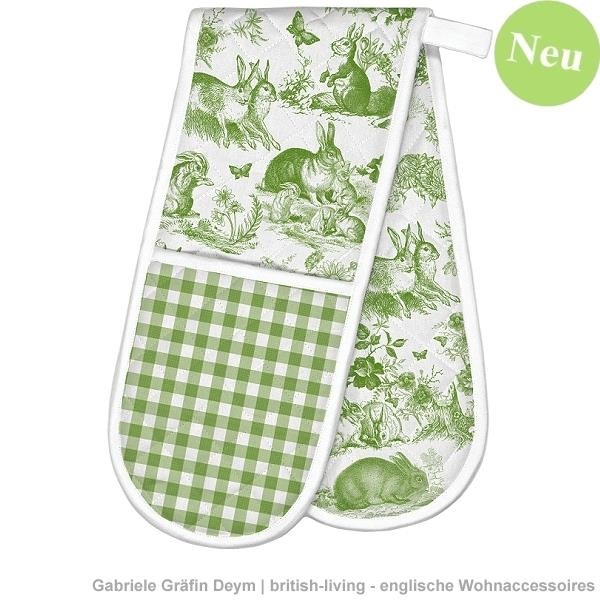MDW, BUNNY TOILE, Doppel - Ofenhandschuh