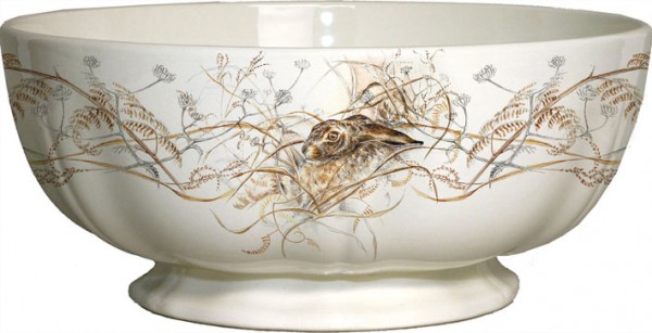 GIEN SOLOGNE, SALATSCHÜSSEL, rund