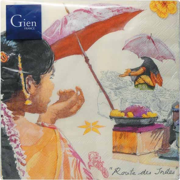 GIEN ROUTE DES INDES, Servietten - Set
