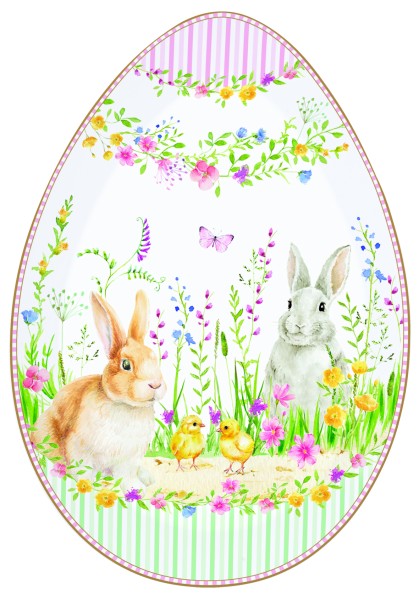 Easy Life, HAPPY EASTER, Platte, eierform