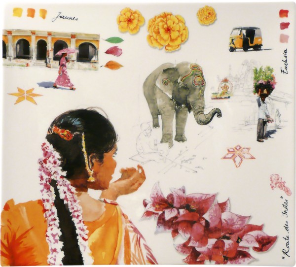 GIEN ROUTE DES INDES, PLATTE, groß