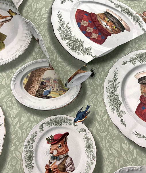 HOLDEN, Tapetenrollle, TALES OF THE MANOR, grün