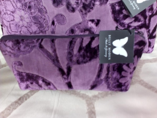 BELLY MODEN, LADY, Schminktasche, Samt, lang