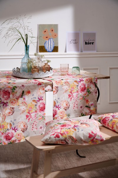 APELT, Tischläufer, ROSENBLÜTEN