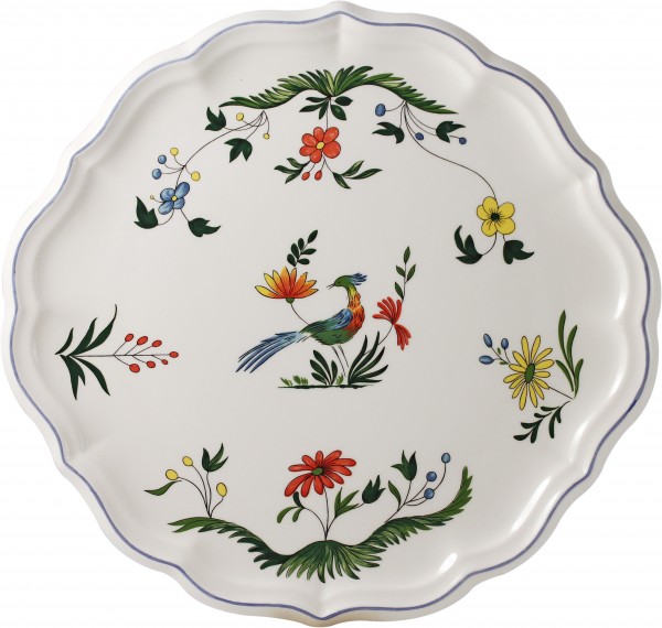 GIEN OISEAUX DE PARADIS, KUCHEN/TORTENPLATTE