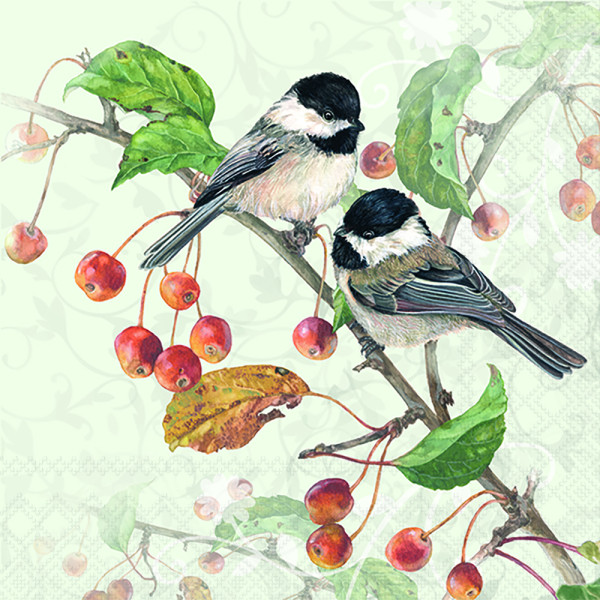 AMBIENTE, Servietten, VOGEL&BEEREN