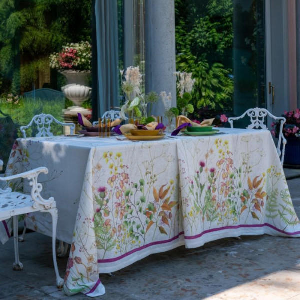 TESSITURA TOSCANA, SELVATICA, Tischdecke, 170, quadratisch