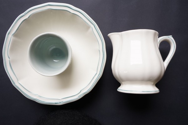 GIEN, FILET CELADON, Sahnekännchen/Gießer