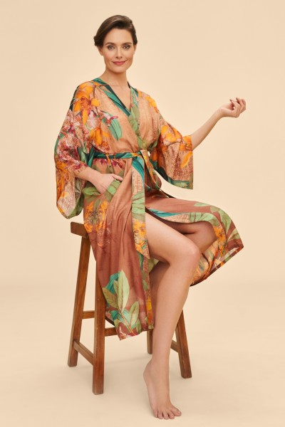 POWDER DESIGN, Morgenmantel/Kimono, orange