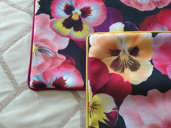 STEEN DESIGN, PANSY, Samtkissenhülle, 60