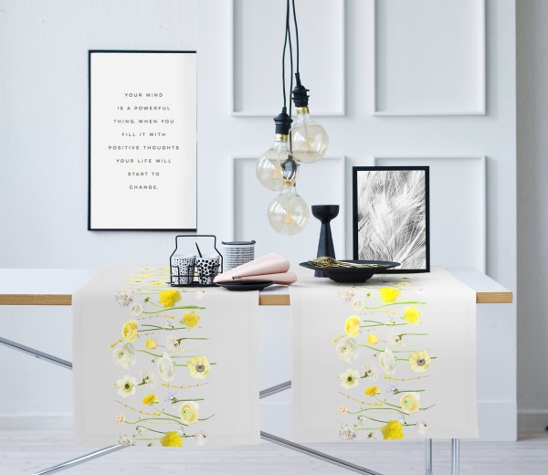 APELT, RANUNKELN, Tischläufer