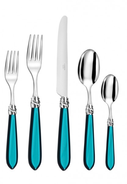 CAPDEKO, DIANA, SPEISEBESTECK - SET, türkis, 24 tlg.