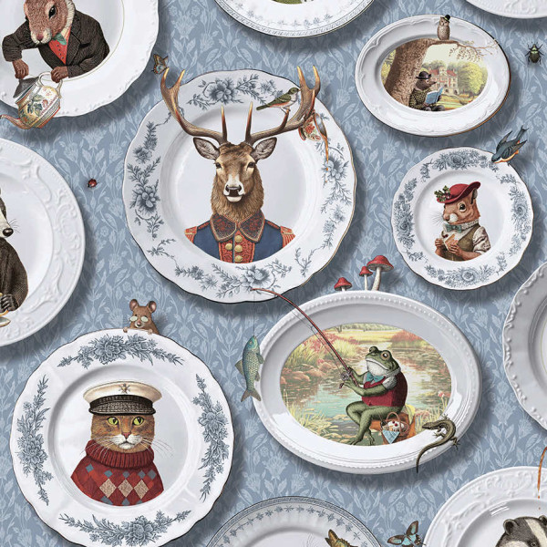 HOLDEN, Tapetenrollle, TALES OF THE MANOR, hellblau