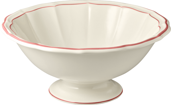 GIEN, FILET CORAIL, Salatschüssel, mit Fuß