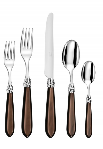 CAPDEKO, DIANA, SPEISEBESTECK - SET, braun, 24 tlg.