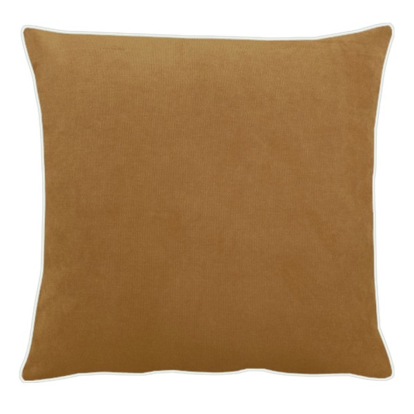 APELT, TAHITI, Samtkissenhülle, honigbraun