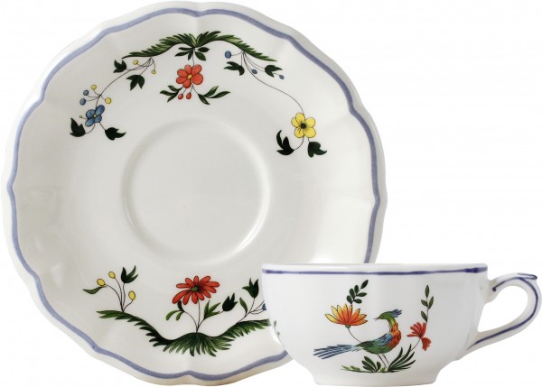 GIEN OISEAUX DE PARADIS, KAFFEE / TEETASSEN - SET