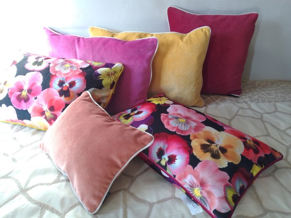 STEEN DESIGN, PANSY, Samtkissenhülle, 60