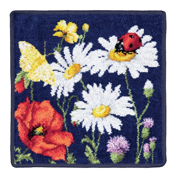 FEILER, DAISY FIELD BLUE, Seiftuch