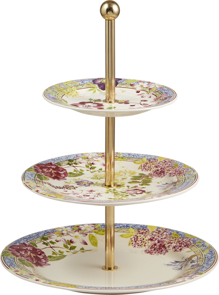 GIEN MILLEFLEURS, Etagere, 3 stöckig