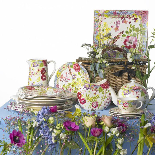 GIEN MILLEFLEURS, Platte, groß&rechteckig