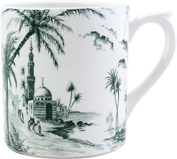 GIEN LES DEPAREILLEES, grün, HENKELBCHER - SET, groß