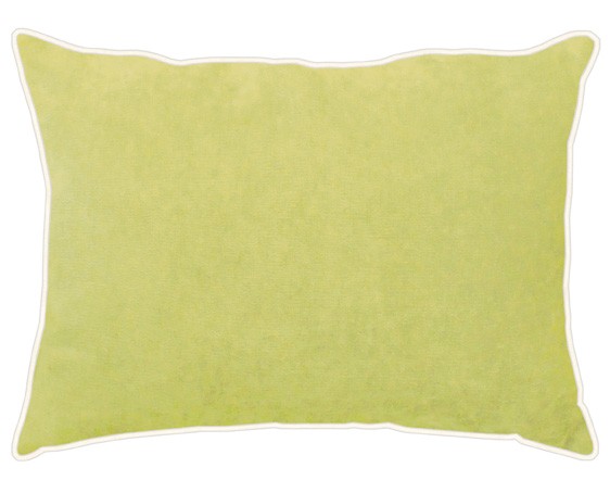 APELT, TAHITI, Samtkissen, lindgrün, gefüllt