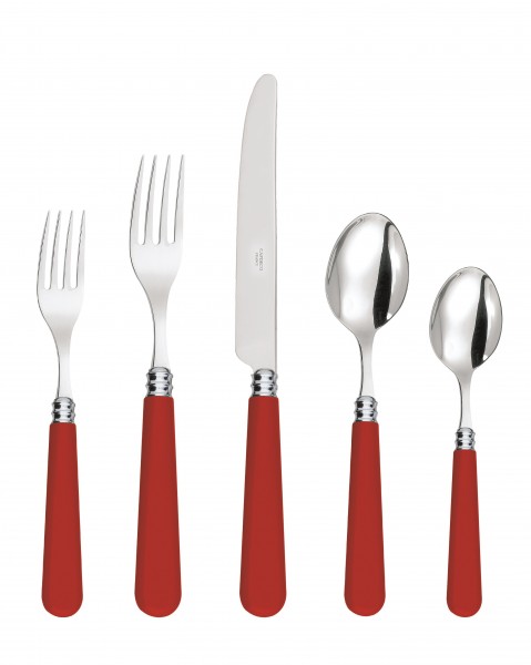 CAPDEKO, HELIOS, Besteckset, 24-tlg, rot