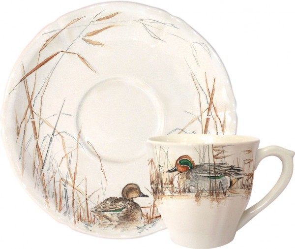 GIEN SOLOGNE, KAFFEE / TEETASSEN - SET