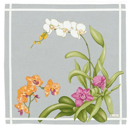 BEAUVILLE, ORCHIDEES, Stoffservietten, 4er