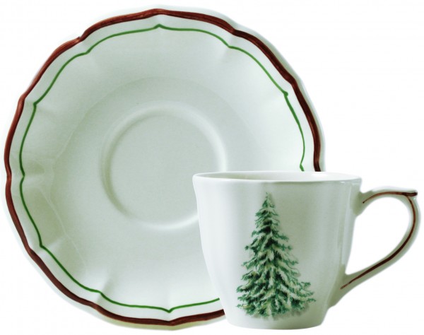GIEN FILET NOEL, KAFFEE / TEETASSEN - SET, US