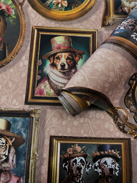 HOLDEN, Tapetenrolle, REGAL BEASTS, rose