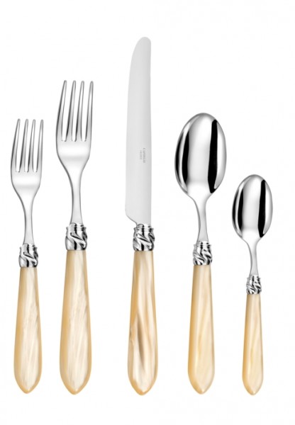 CAPDEKO, DIANA, STEAKMESSER - SET, creme, 6 tlg.