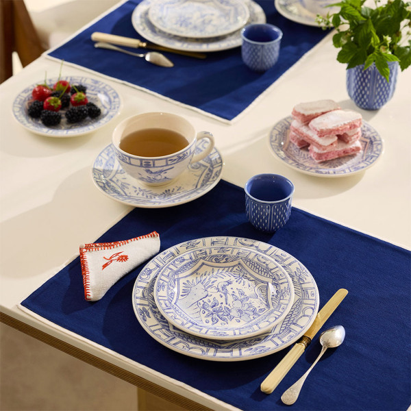 GIEN OISEAU BLEU, KAFFEE / TEETASSEN - SET