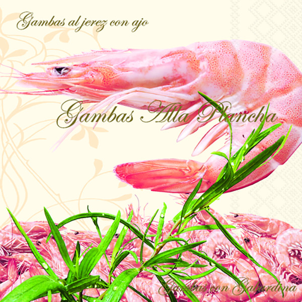 AMBIENTE, Servietten, GAMBAS